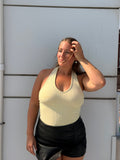 Lime Yellow Halter Top