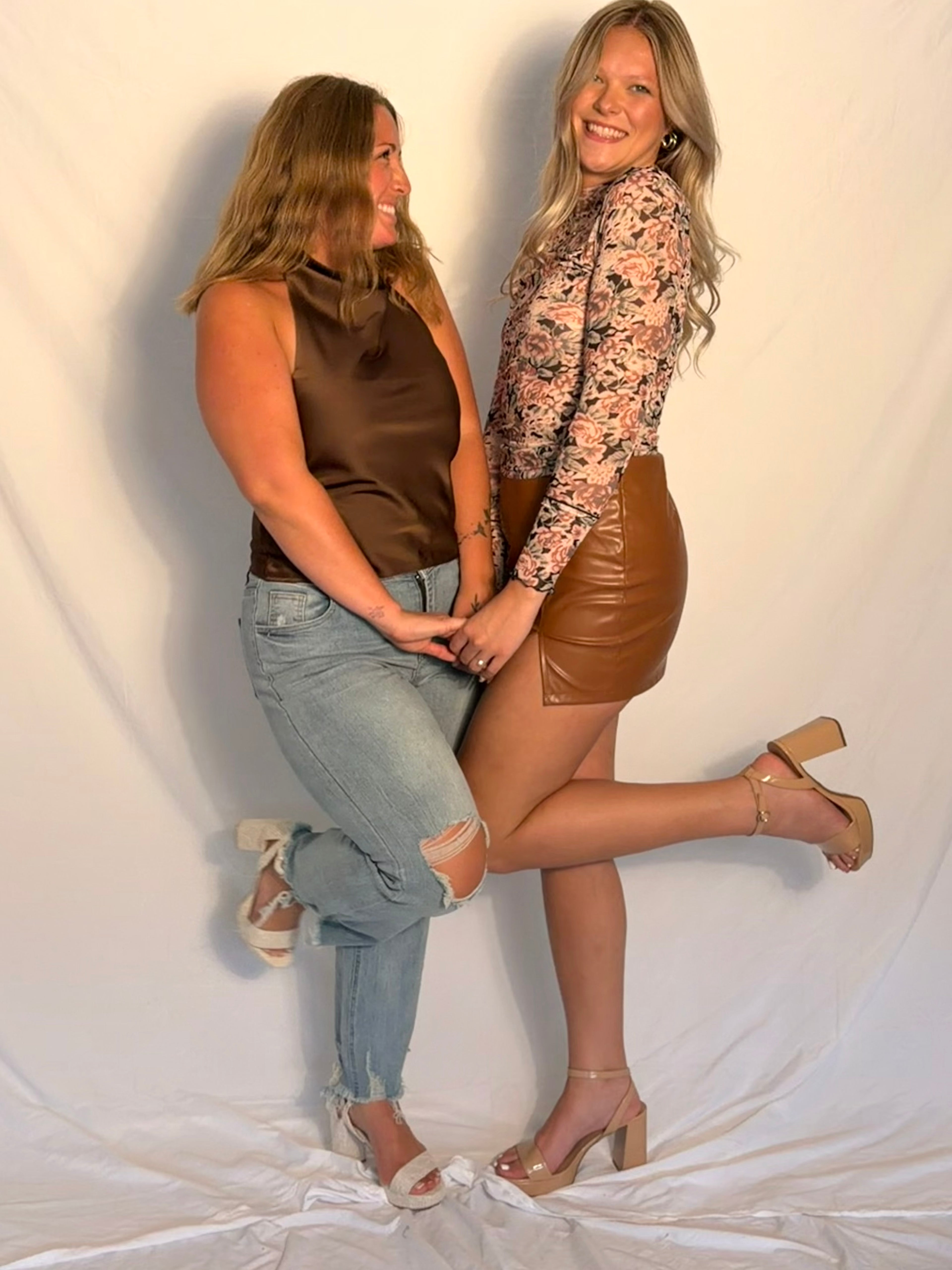 Women's Leather Skirt High Waisted Mini Skirt